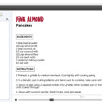 Conversion de livres de cuisine - Échantillons ePub 3